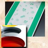 Rotogravure printing water based ink for permeable film